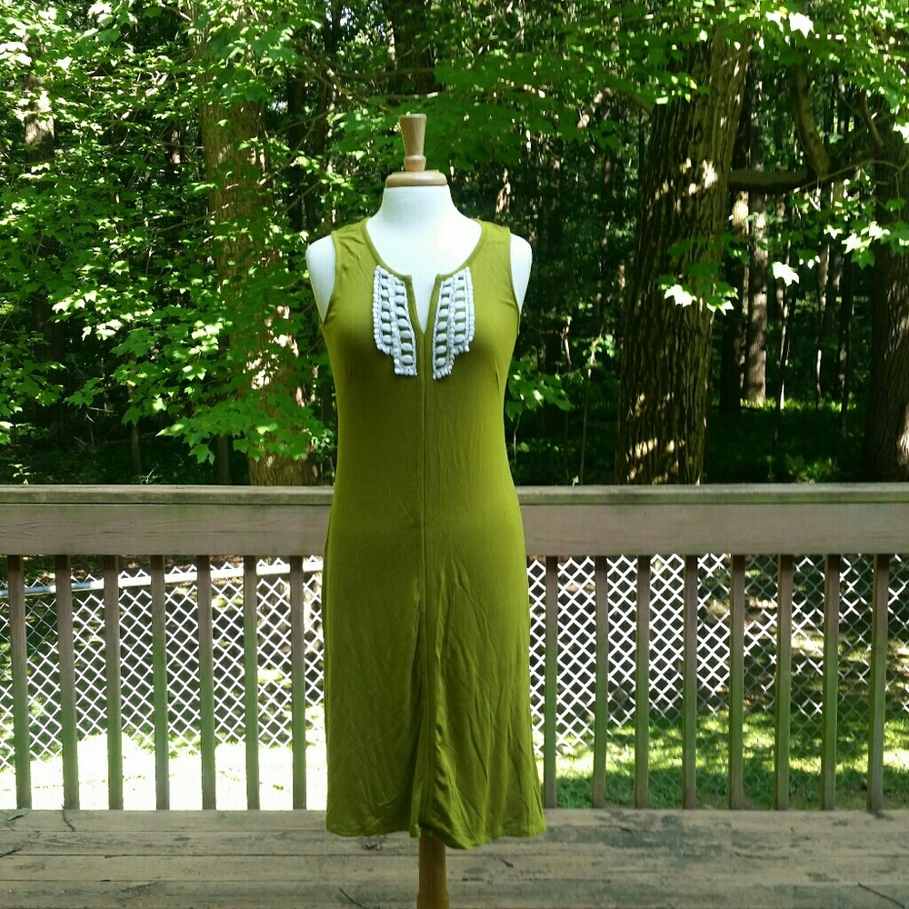 Merona Green Midi Dress